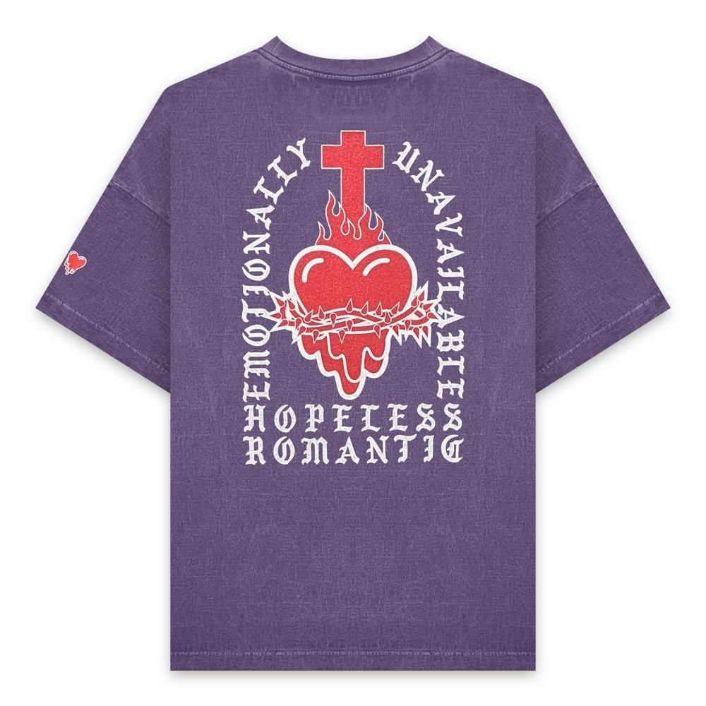 EMOTIONALLY UNAVAILABLE | EU LOGO CL SS TEE / NAVY