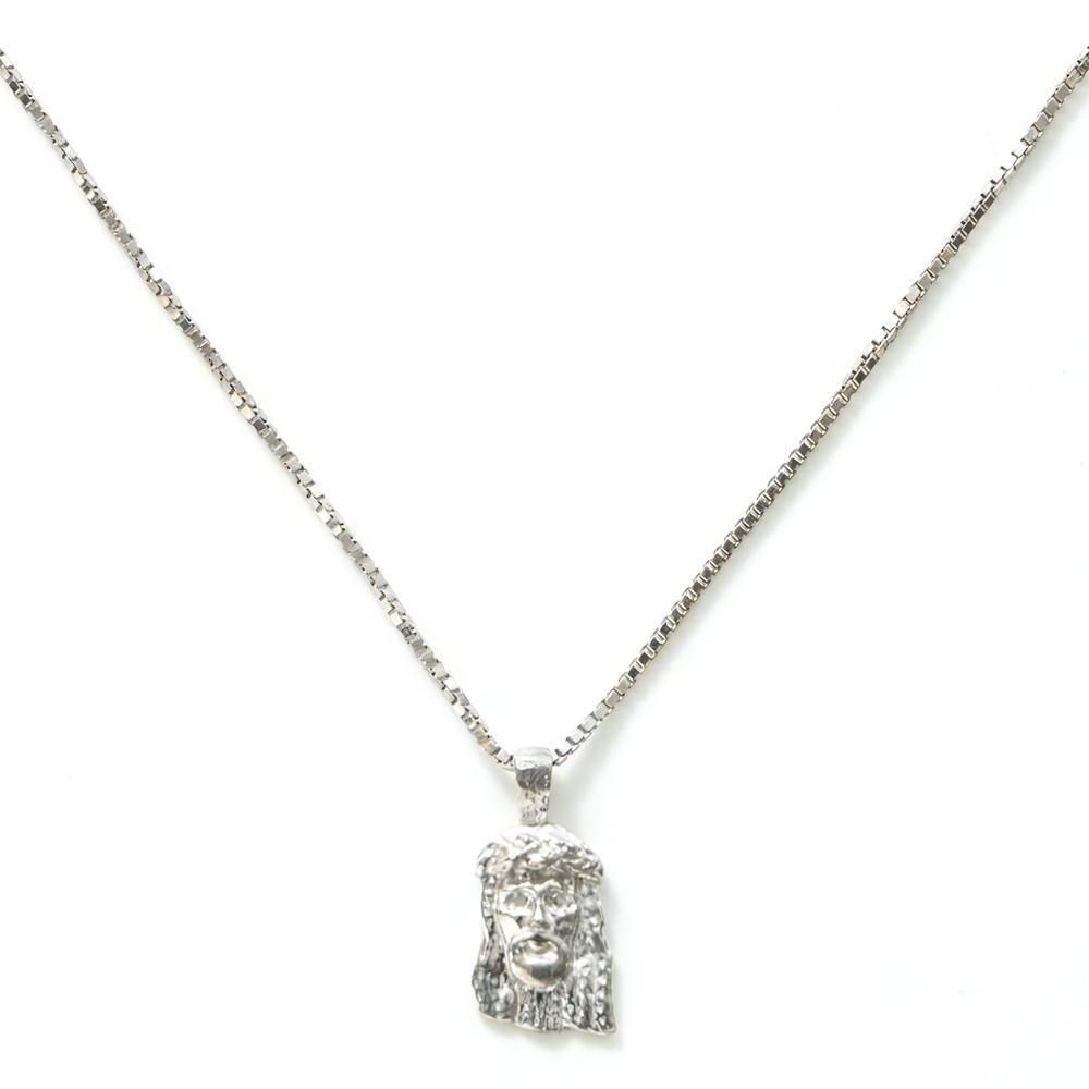 LASTMAN | JESUS NECKLACE -RAYDBACK-  / SILVER