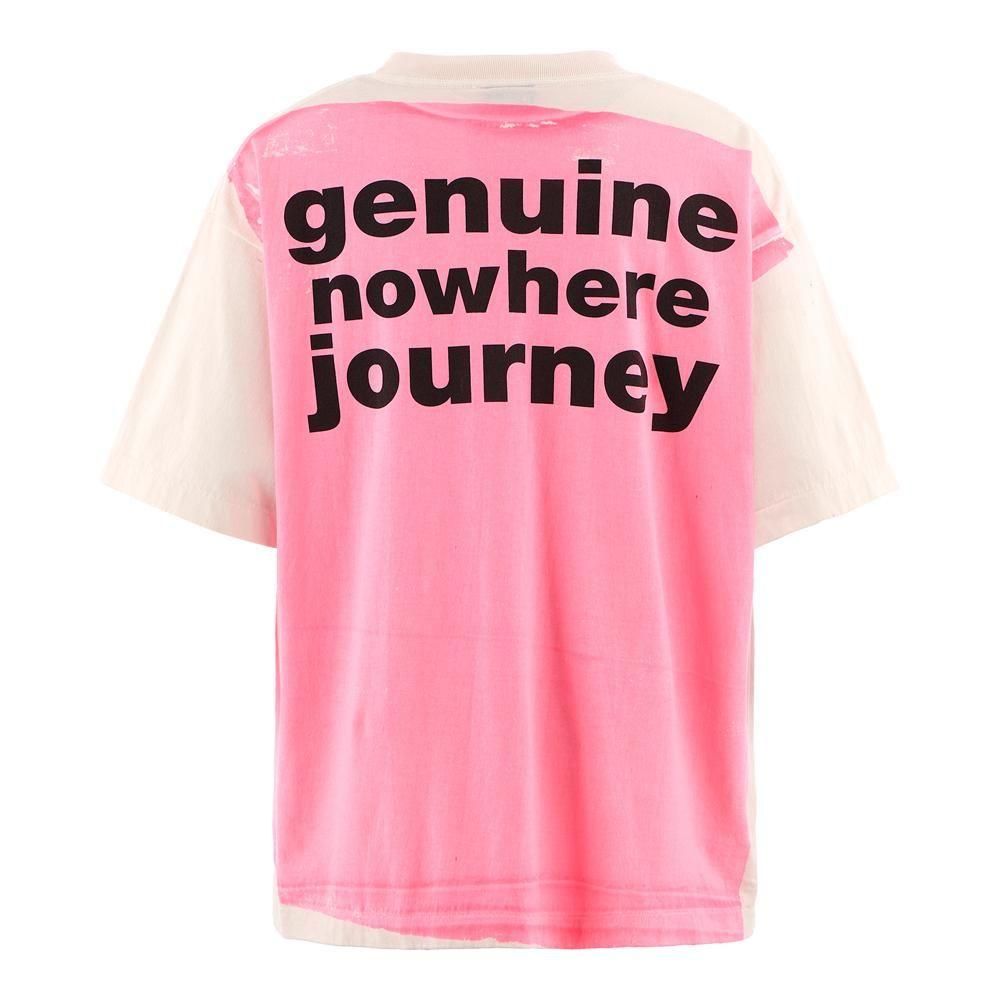 SAINT MXXXXXX | BAPE_SS TEE HANDPRINT / WHITE+PINK