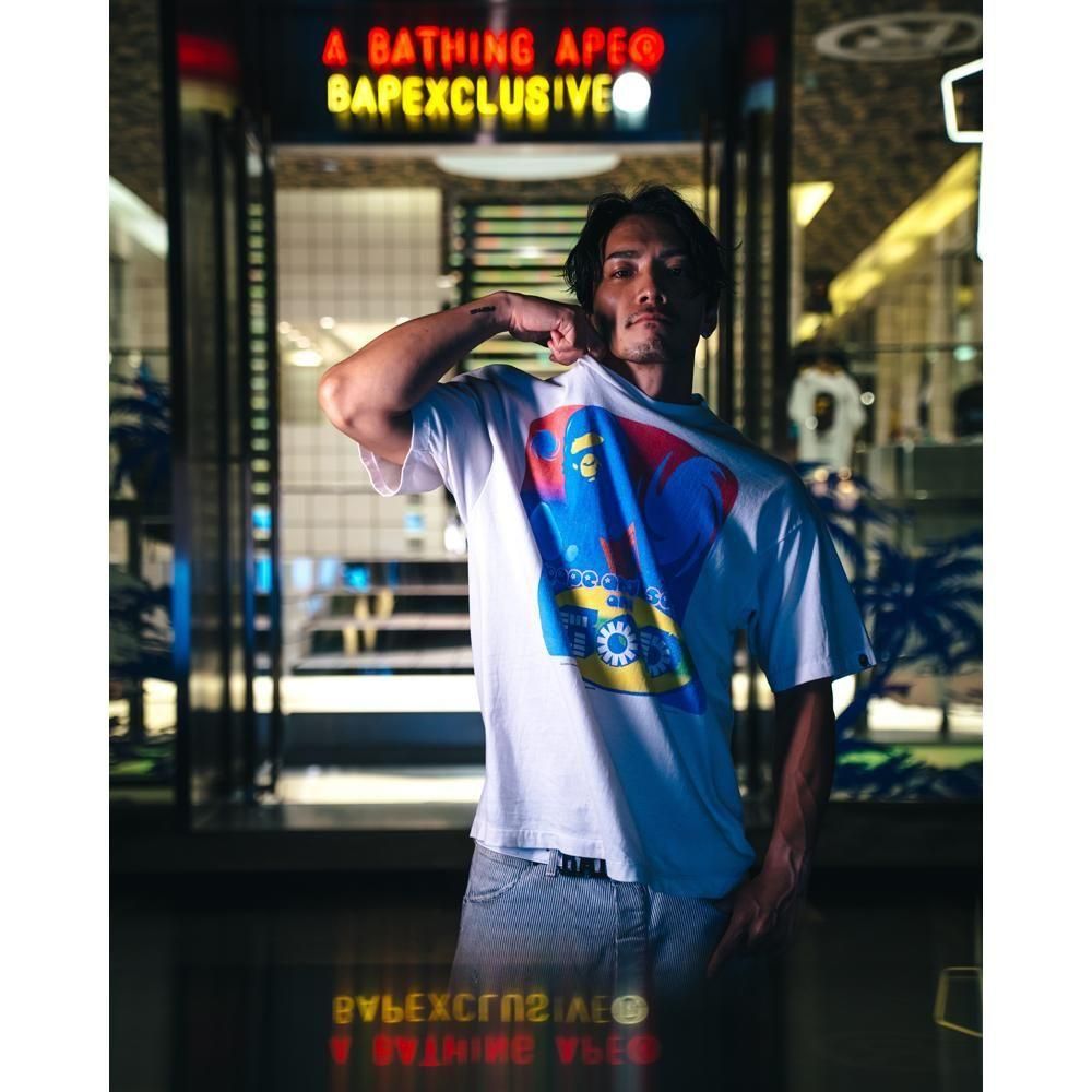 SAINT MXXXXXX | BAPE_SS TEE GOD / WHITE
