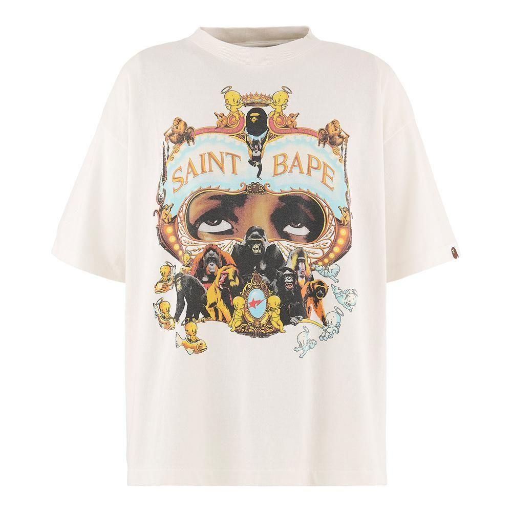 SAINT MXXXXXX | BAPE_SS TEE GENERATION / WHITE
