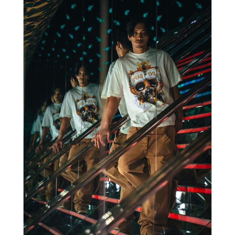 SAINT MXXXXXX | BAPE_SS TEE GENERATION / WHITE