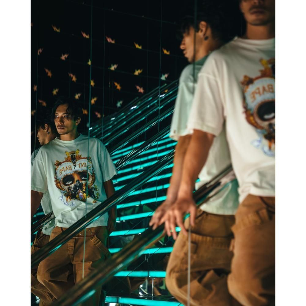 SAINT MXXXXXX | BAPE_SS TEE GENERATION / WHITE