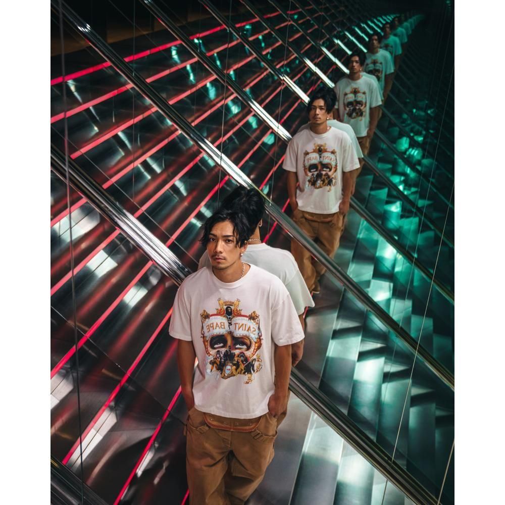 SAINT MXXXXXX | BAPE_SS TEE GENERATION / WHITE