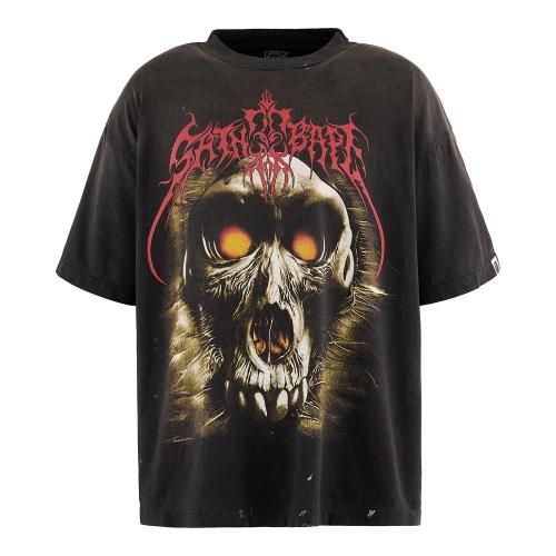 SAINT MXXXXXX | BAPE_SS TEE SAINT BAPE / BLACK