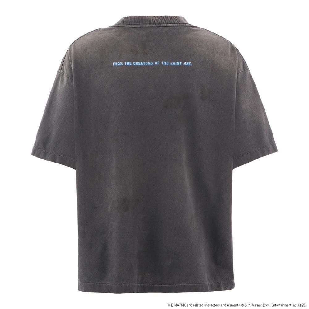 SAINT MXXXXXX | MTRX_SS TEE THE MATRIX WHITE LOGO / BLACK