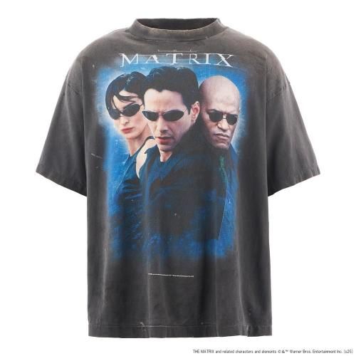 SAINT MXXXXXX | MTRX_SS TEE THE MATRIX WHITE LOGO / BLACK