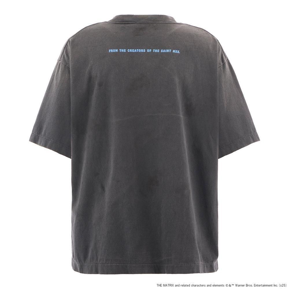 SAINT MXXXXXX | MTRX_SS TEE THE MATRIX GREEN LOGO / BLACK