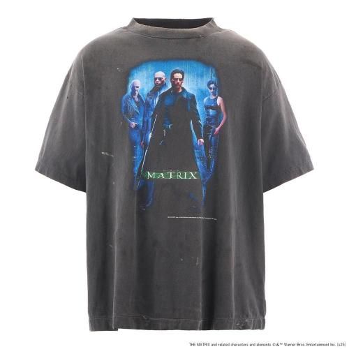 SAINT MXXXXXX | MTRX_SS TEE THE MATRIX GREEN LOGO / BLACK