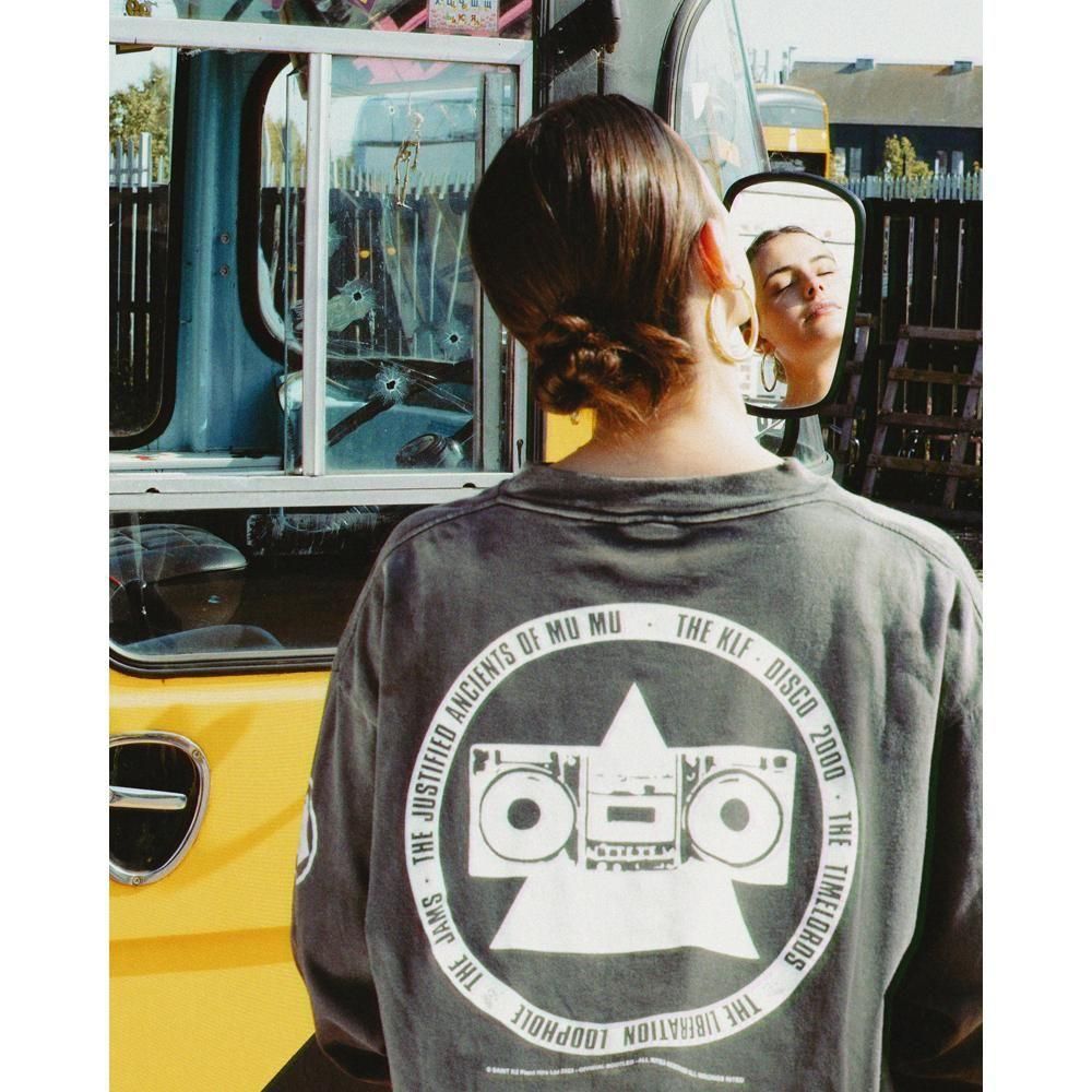 SAINT MXXXXXX | KLF_LS TEE WHITE KLF / BLACK