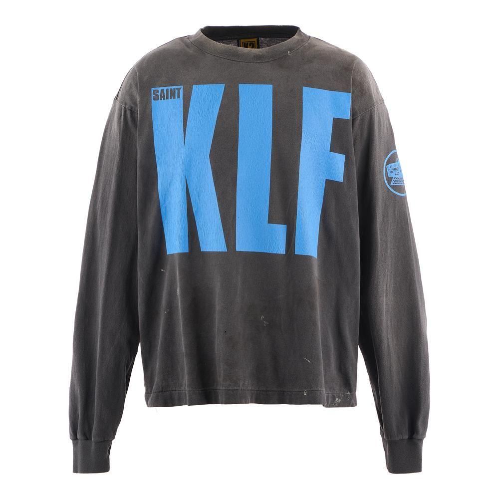 SAINT MXXXXXX(セントマイケル) 商品ページ - KLF_LS TEE BLUE KLF / BLACK
