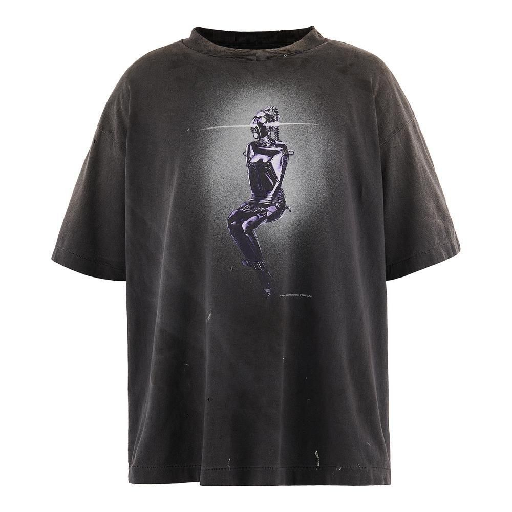 SAINT MXXXXXX | SRYM_SS TEE MASK / BLACK