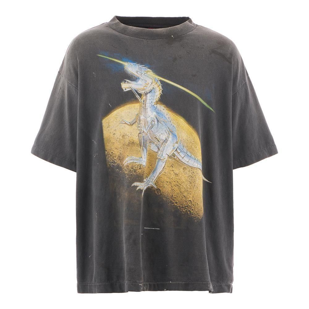 SAINT MXXXXXX | SRYM_SS TEE T-REX / BLACK