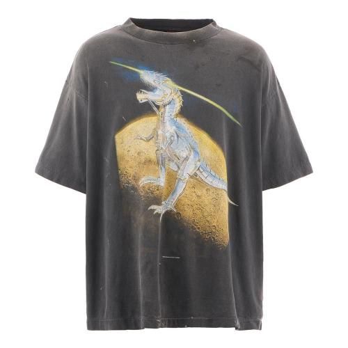 SAINT MXXXXXX | SRYM_SS TEE T-REX / BLACK
