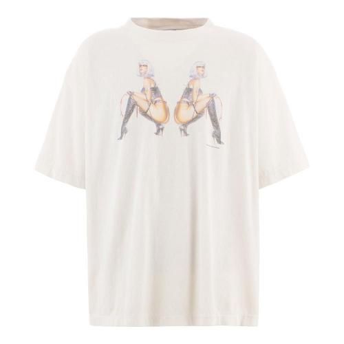 SAINT MXXXXXX | SRYM_SS TEE LADIES / WHITE