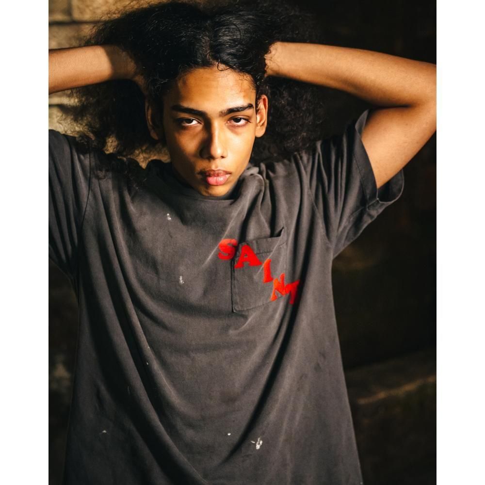 SAINT MXXXXXX | SS TEE POCKET / BLACK