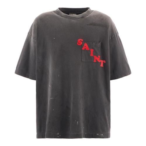 SAINT MXXXXXX | SS TEE POCKET / BLACK