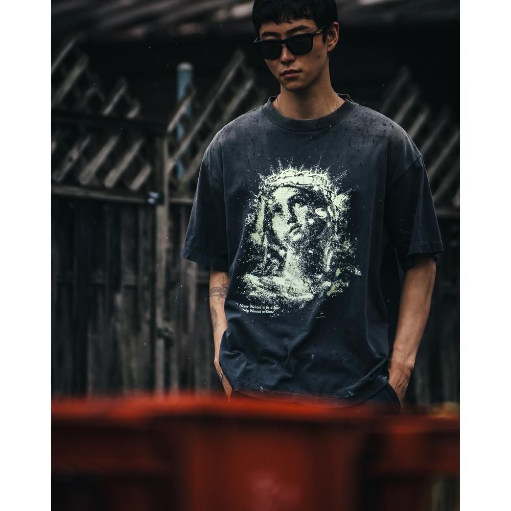 SAINT MXXXXXX(セントマイケル) 商品ページ - SS TEE MARIA / BLACK
