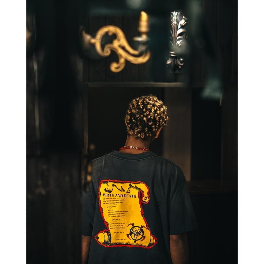 SAINT MXXXXXX | SS TEE BIRTH AND DEATH / BLACK