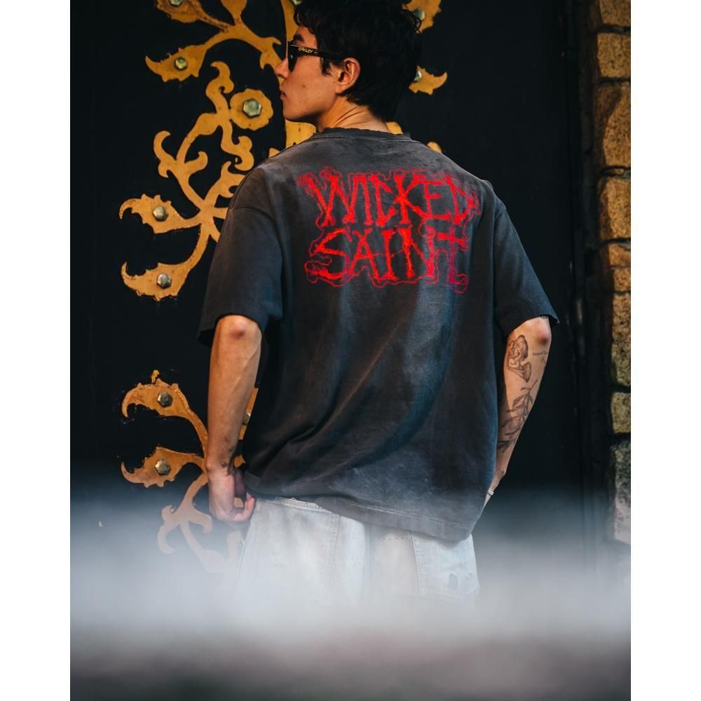 SAINT MXXXXXX | SS TEE HOLY SAINT / BLACK