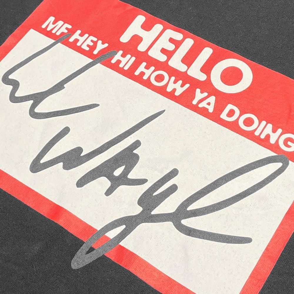 U/MUSIC | LIL WAYNE HELLO BOX LOGO SS TEE / BLACK