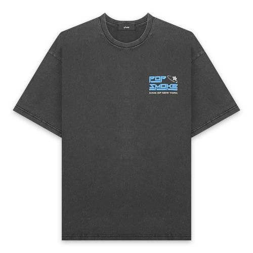 U/MUSIC | POP SMOKE KING OF NEW YORK SS TEE / BLACK