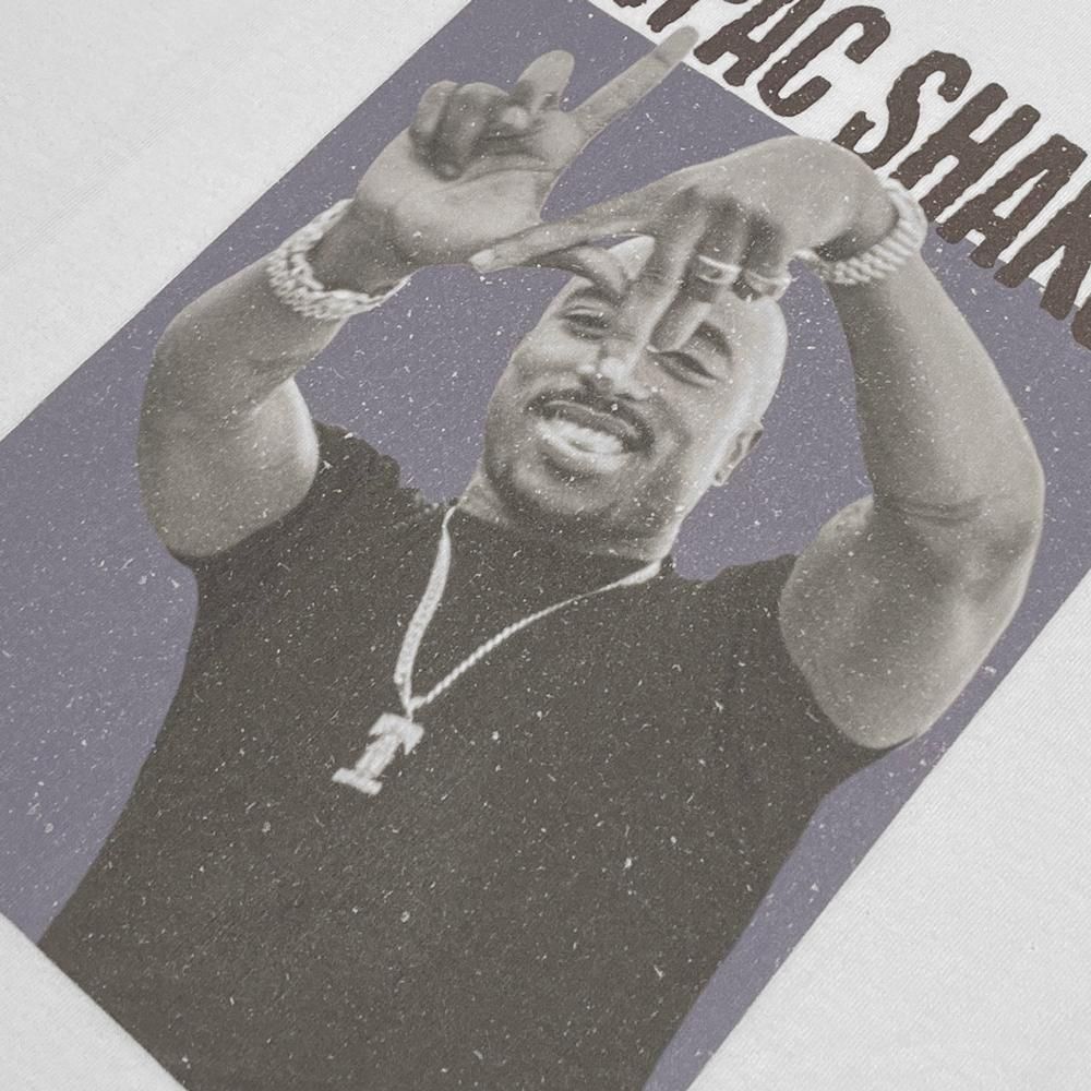 U/MUSIC | TUPAC LA PHOTO SS TEE / WHITE