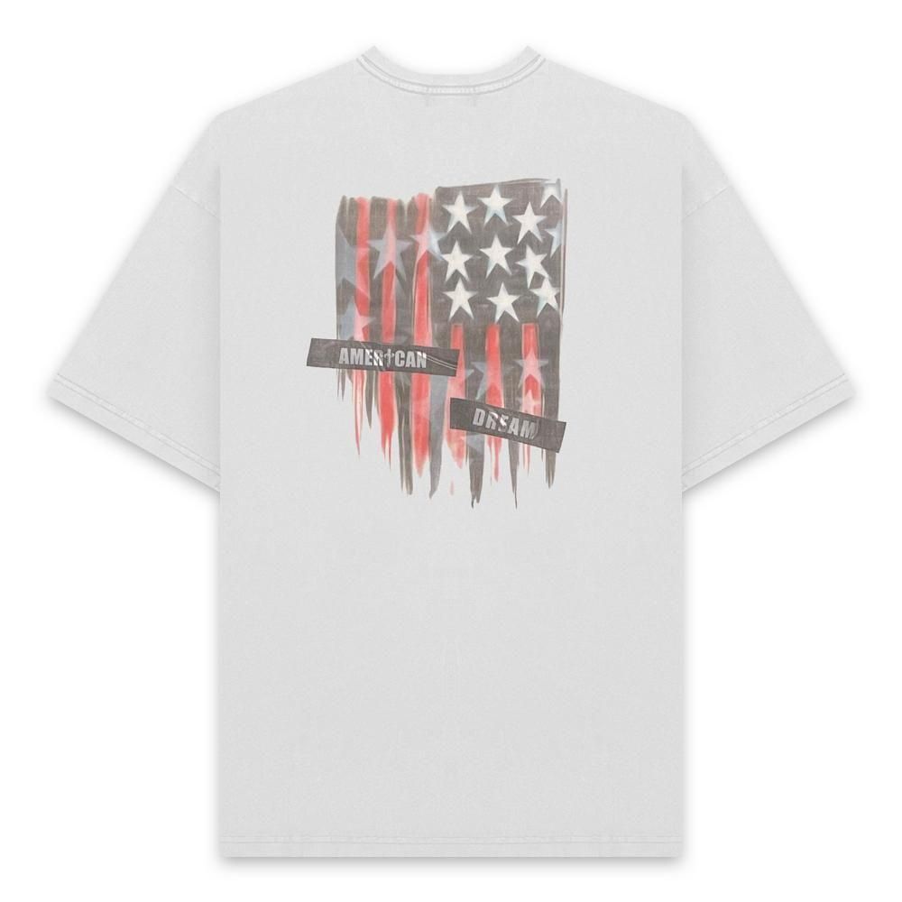 U/MUSIC | 21 SAVAGE AMERIAN DREAM SS TEE / WHITE