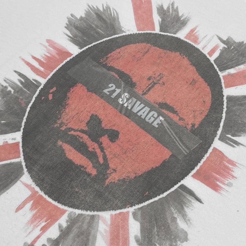 U/MUSIC | 21 SAVAGE AMERIAN DREAM SS TEE / WHITE