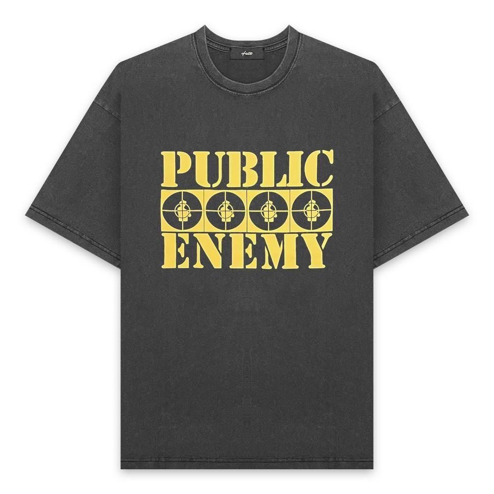 U/MUSIC | PUBLIC ENEMY BOX LOGO SS TEE / BLACK
