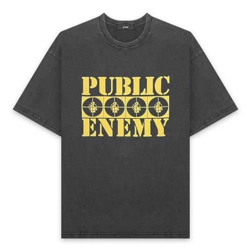 U/MUSIC | PUBLIC ENEMY BOX LOGO SS TEE / BLACK