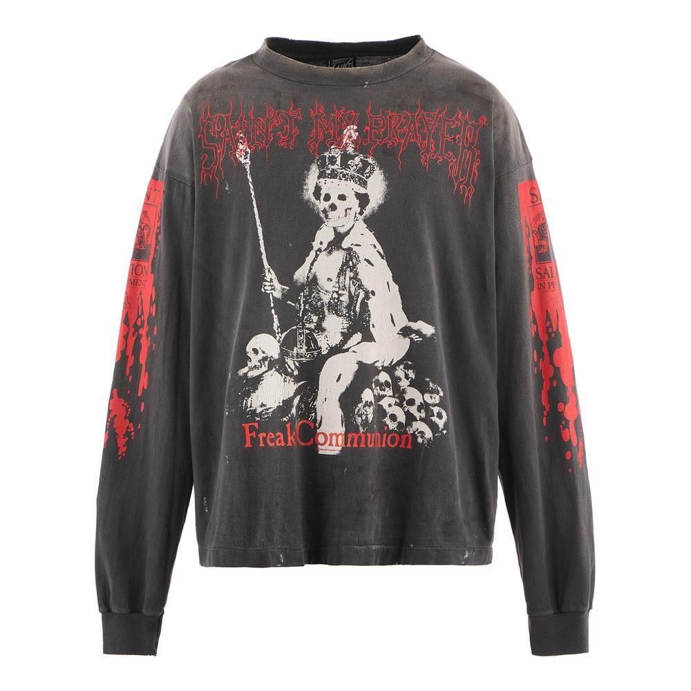 SAINT MXXXXXX | LS TEE SAINT IS A KISS / BLACK