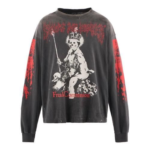 SAINT MXXXXXX | LS TEE SAINT IS A KISS / BLACK