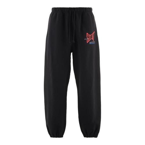 SAINT MXXXXXX | SWEAT PANTS RIBON SAINT / BLACK