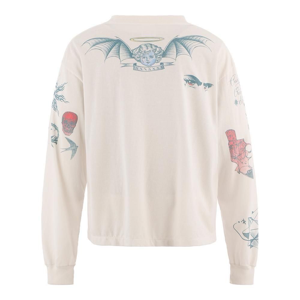 SAINT MXXXXXX | DW_LS TEE TATTOO / WHITE