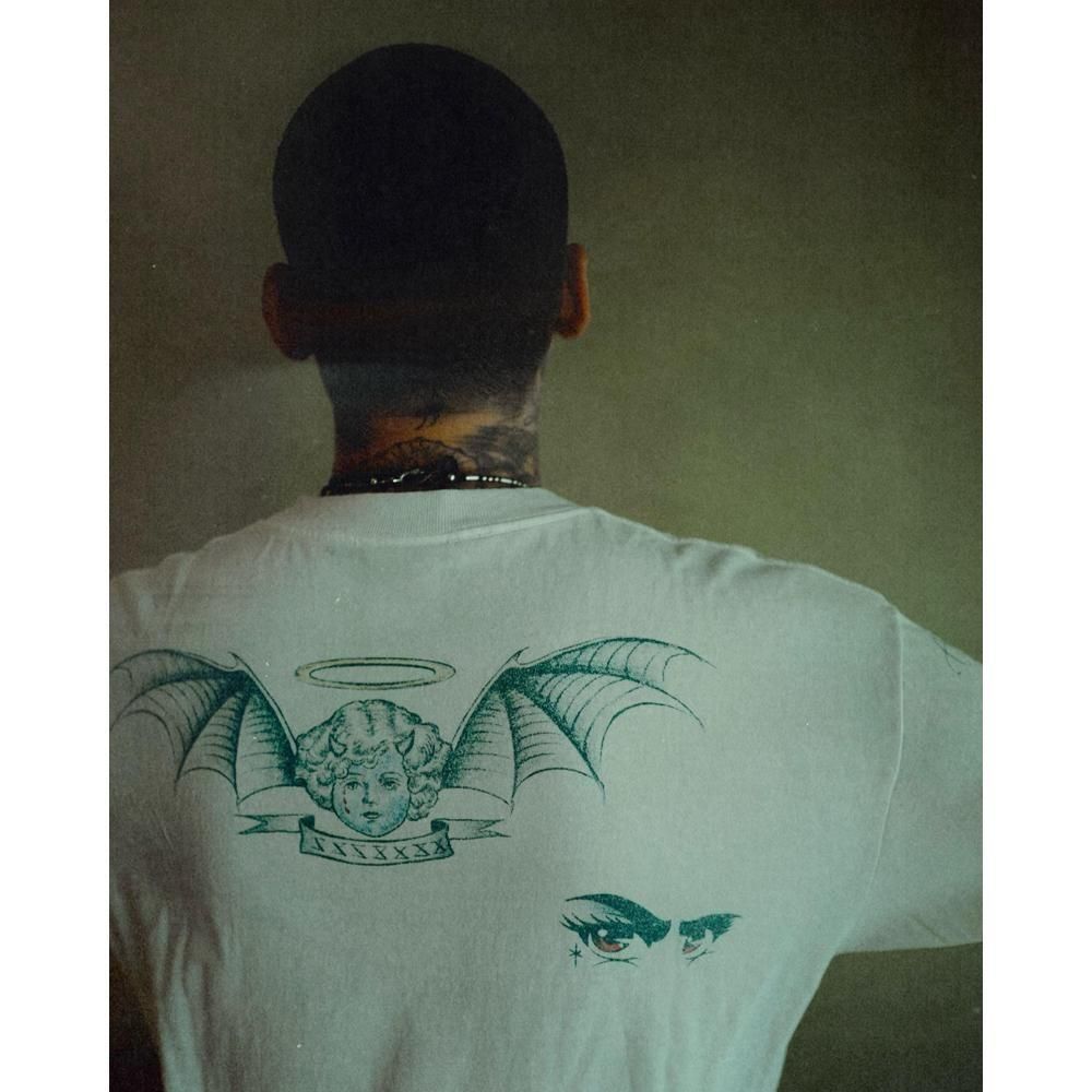 SAINT MXXXXXX | DW_LS TEE TATTOO / WHITE