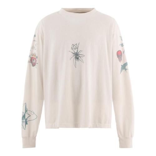 SAINT MXXXXXX | DW_LS TEE TATTOO / WHITE