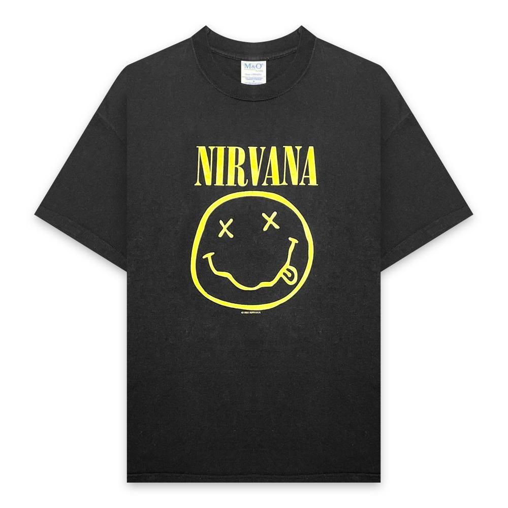 NIRVANA | SMILILE TEE(M&O) / BLACK
