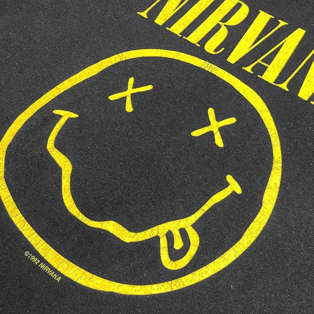 NIRVANA | SMILILE TEE(M&O) / BLACK