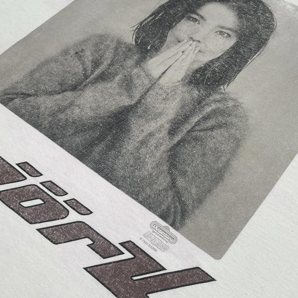 BJORK | DEBUT TEE(HANES) / WHITE