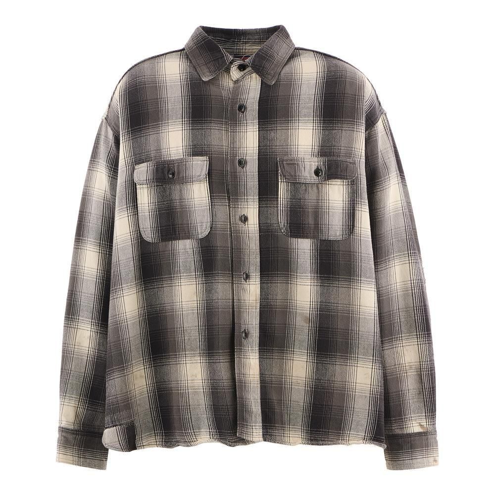 SAINT MXXXXXX | BB_FRANNEL SHIRT CHECK / BLACK