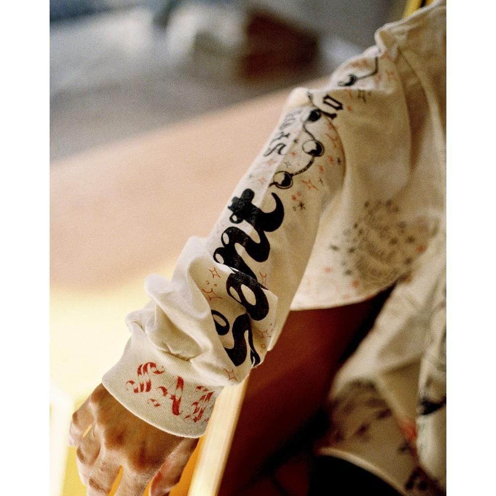 SAINT MXXXXXX | ALX_LS TEE DRAWING / WHITE