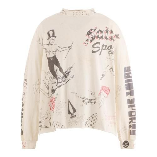 SAINT MXXXXXX | ALX_LS TEE DRAWING / WHITE