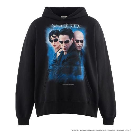 SAINT MXXXXXX | MTRX_HOODIE THE MATRIX / BLACK