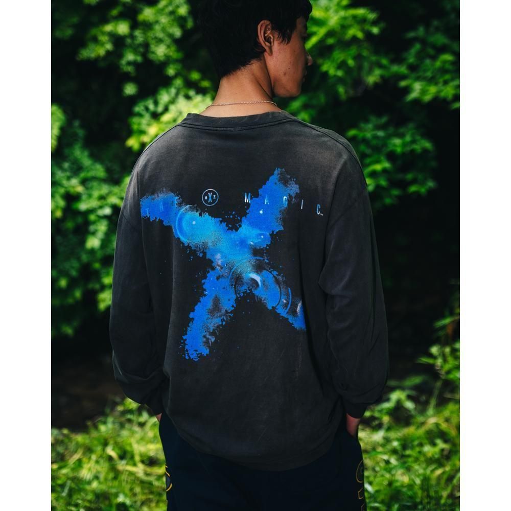 SAINT MXXXXXX | LS TEE X / BLACK