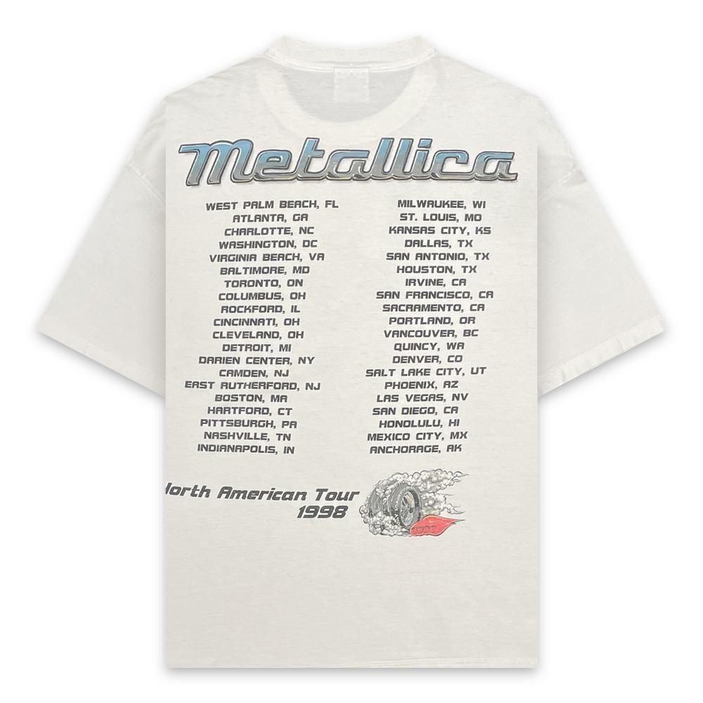 METALLICA | 1998 GIMME FUEL TOUR TEE(OPTIMA) / WHITE