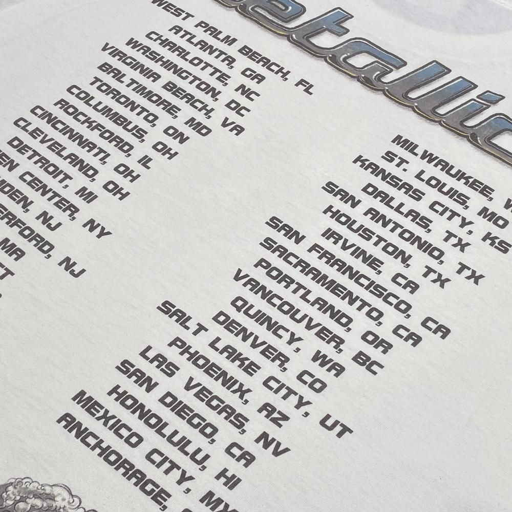 METALLICA | 1998 GIMME FUEL TOUR TEE(OPTIMA) / WHITE