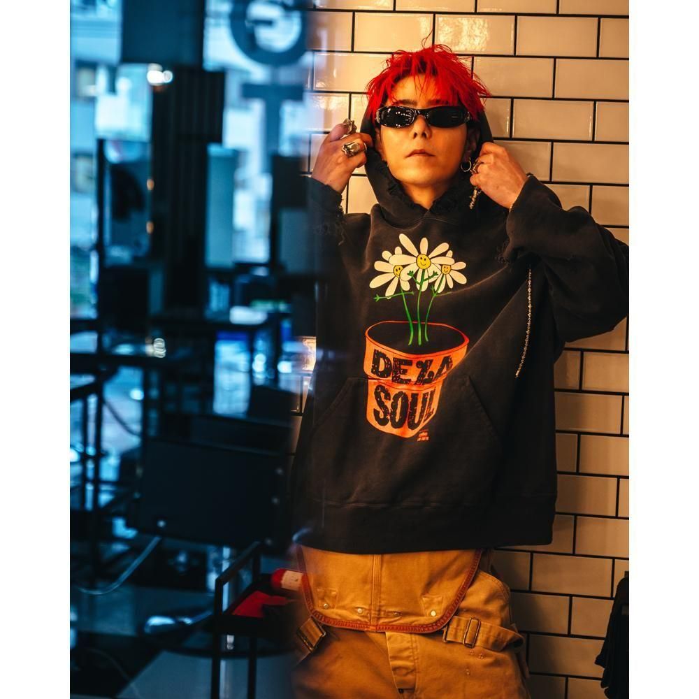 SAINT MXXXXXX | DLS_HOODIE DE LA SOUL / BLACK