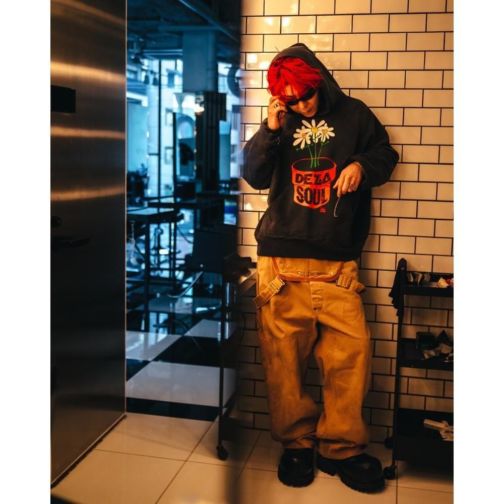 SAINT MXXXXXX | DLS_HOODIE DE LA SOUL / BLACK