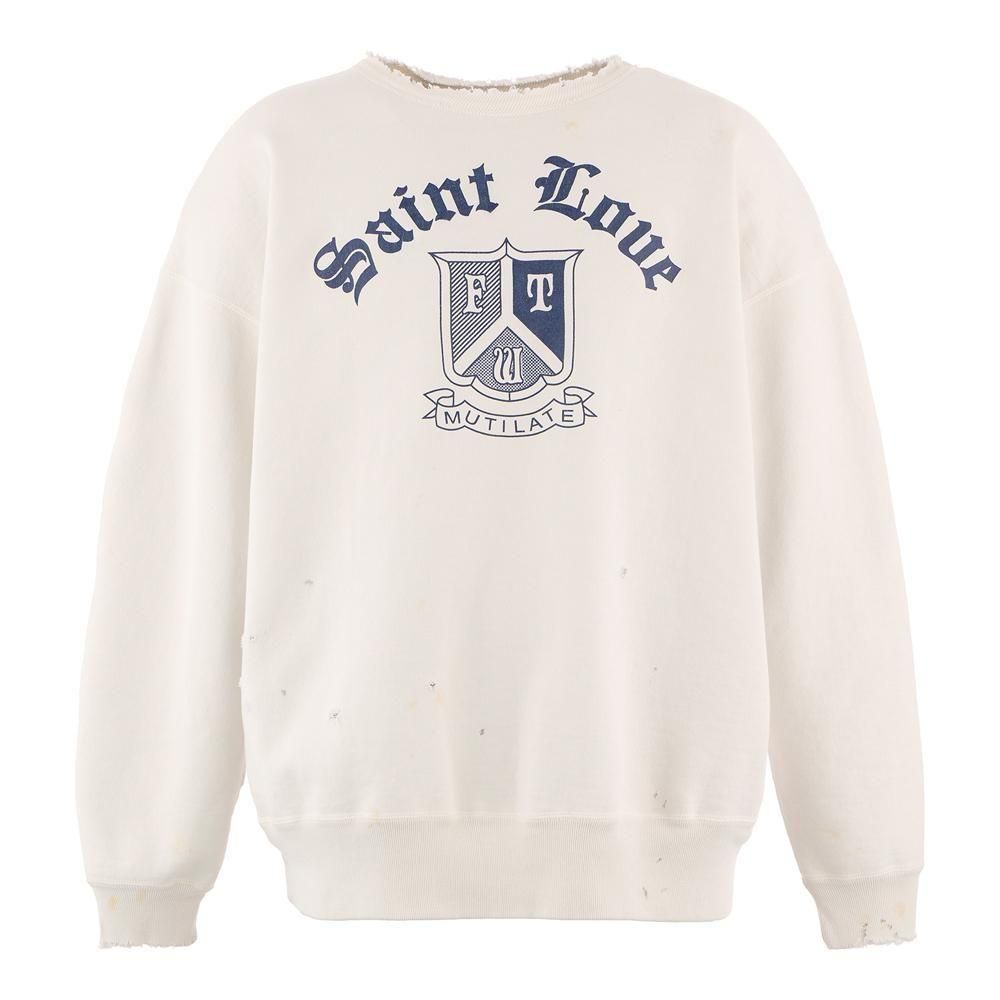 SAINT MXXXXXX | CRW NECK SWET SAINT LOUE / WHITE
